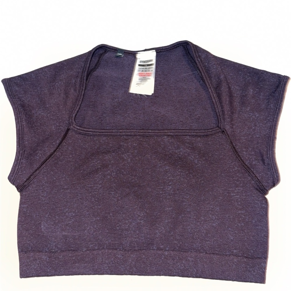 Women's gym Purple Crop Top gymshark